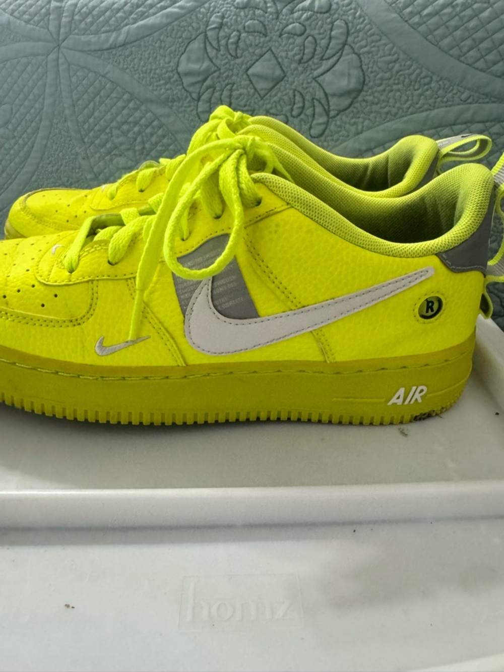 Nike Men’s Bright Neon Yellow Air Sneakers